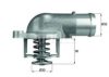 BEHR TI 212 87D Thermostat, coolant